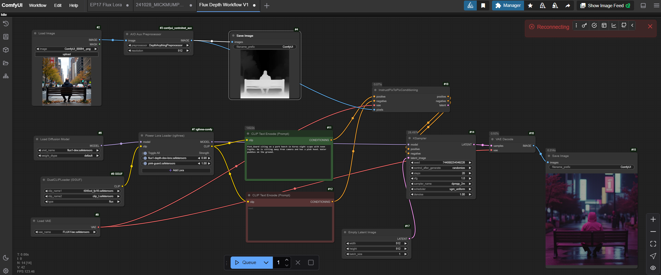 ComfyUI Depth Workflow