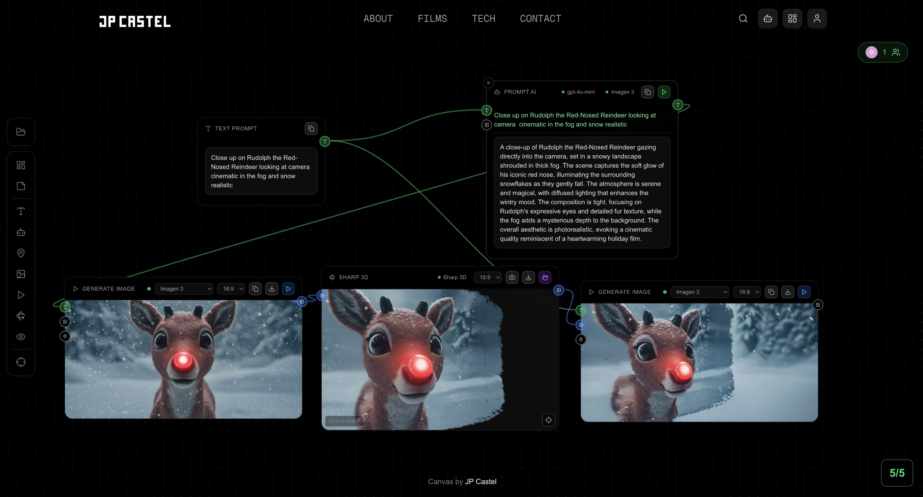 Sharp 3D Node Workflow